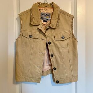 100% genuine leather Pioneer wear western vest